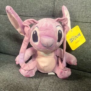 Disney Stitch Angel Plush in Pink and Lavender